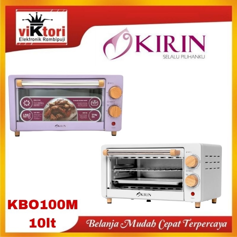 ELECTRIC OVEN KIRIN KBO100M / OVEN LISTRIK KIRIN 10LITER / OVEN KIRIN KBO100M