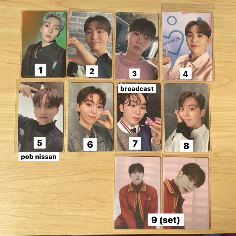 SEUNGKWAN SEVENTEEN SVT NISSAN GB BROADCAST PHOTOCARDS PC FML CARVER