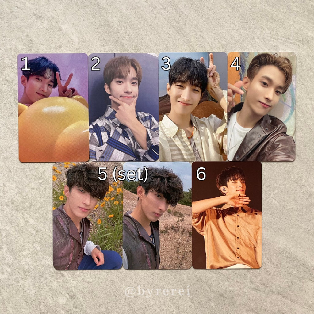 DK Dokyeom Seventeen Official Photocard PC Dream lim c beruang henggarae m2u face the sun fts kit ra