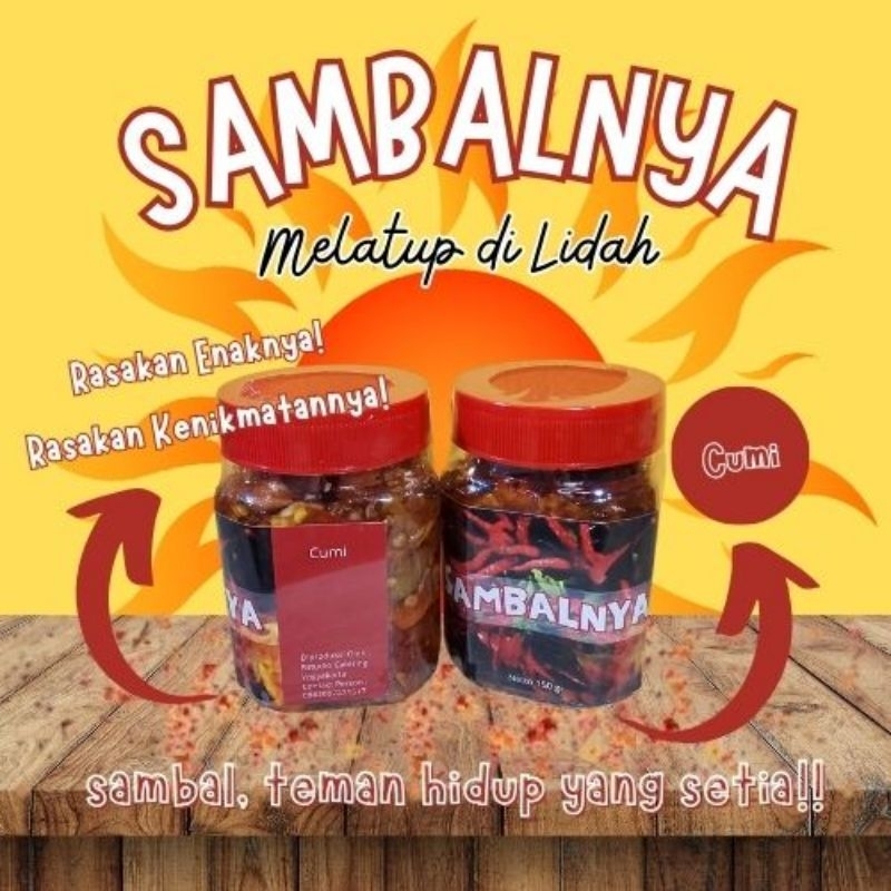 

SAMBALNYA Sambal Cumi 150 gr by Rstudio Catering