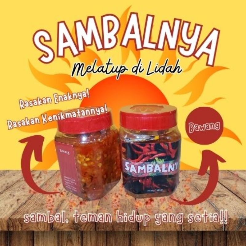 

SAMBALNYA Sambal Bawang 150 gr by Rstudio Catering