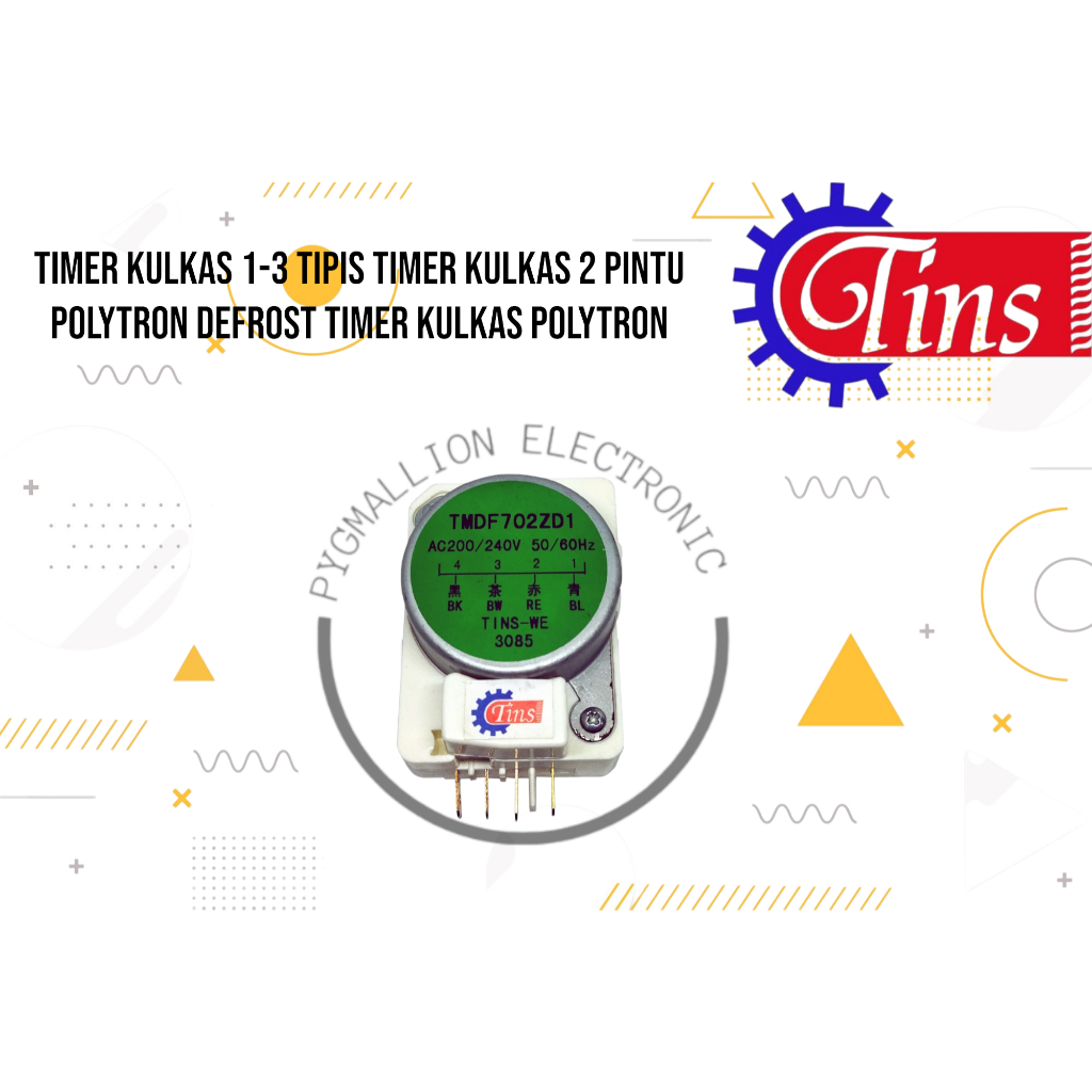 TIMER KULKAS 1-3 TIPIS TIMER KULKAS 2 PINTU POLYTRON DEFROST TIMER KULKAS POLYTRON