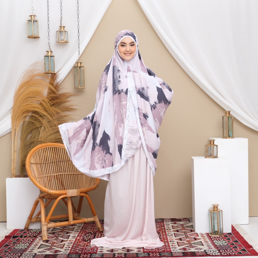 Mukena Dewasa Reguler | Mukena Katun Rayon Viscose Premium New Motif