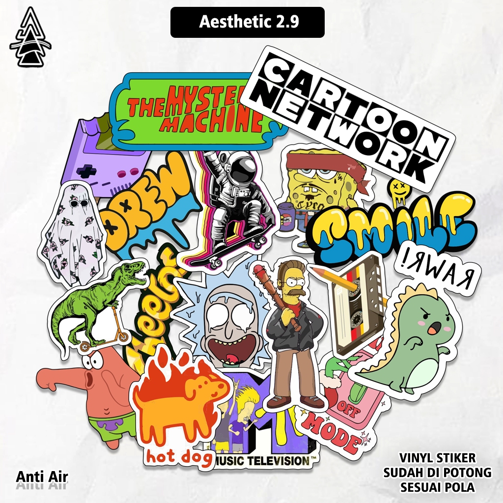 

Stiker Vinyl Hypebeast Waterproof Aesthetic - untuk Hp, Motor, Laptop dan Helm - Paper Stationery