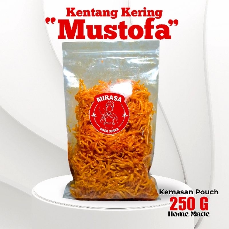 

Kentang Mustofa 250 Gram Pedas Manis Gurih Kriuk Enak Mirasa