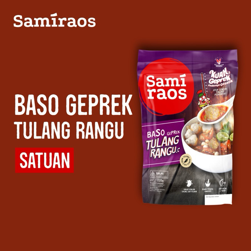 

Baso Geprek Tulang rangu