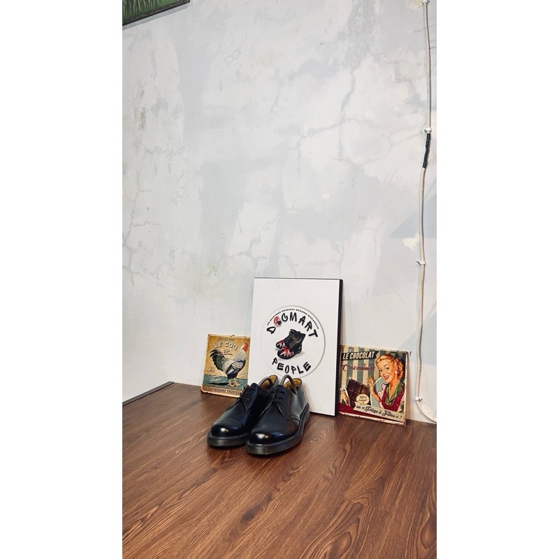 Dr Martens 1461 Pw Black Smooth