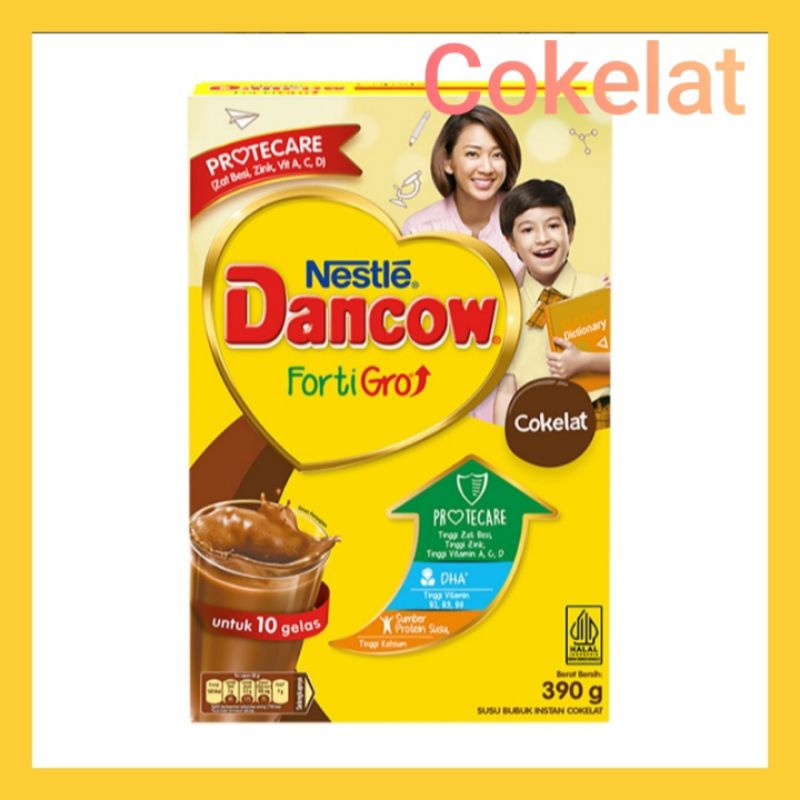 

Nestle Dancow FortiGro Susu Bubuk Instan Cokelat 390 g