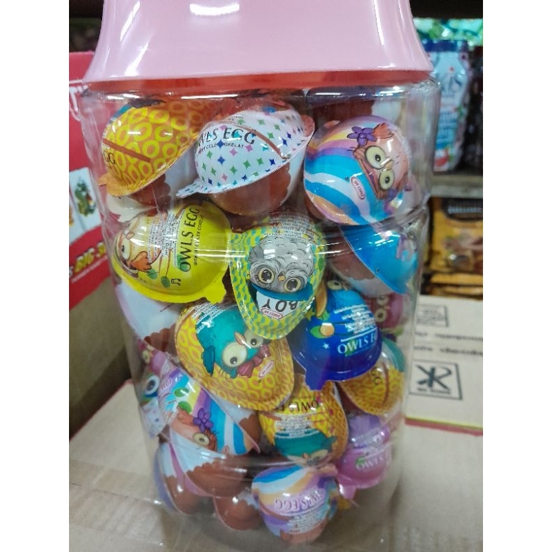 

owls egg biskuit colek cokelat