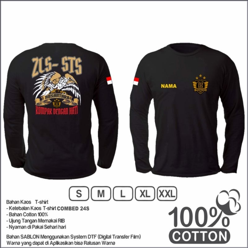 kaos ZLS-STS lengan panjang terbaru/polisi