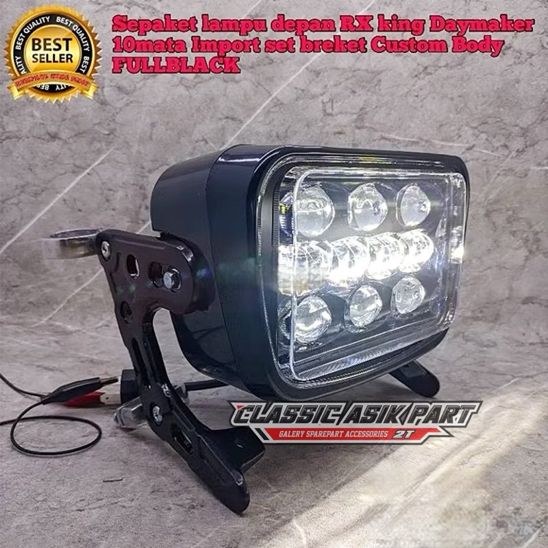 lampu oval daymaker rx king set kupingan bpro kanan kiri