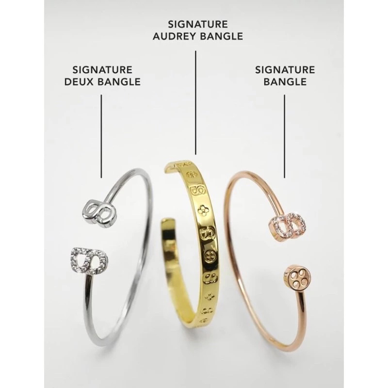 Signature Audrey Bangle BUTTONSCARVES