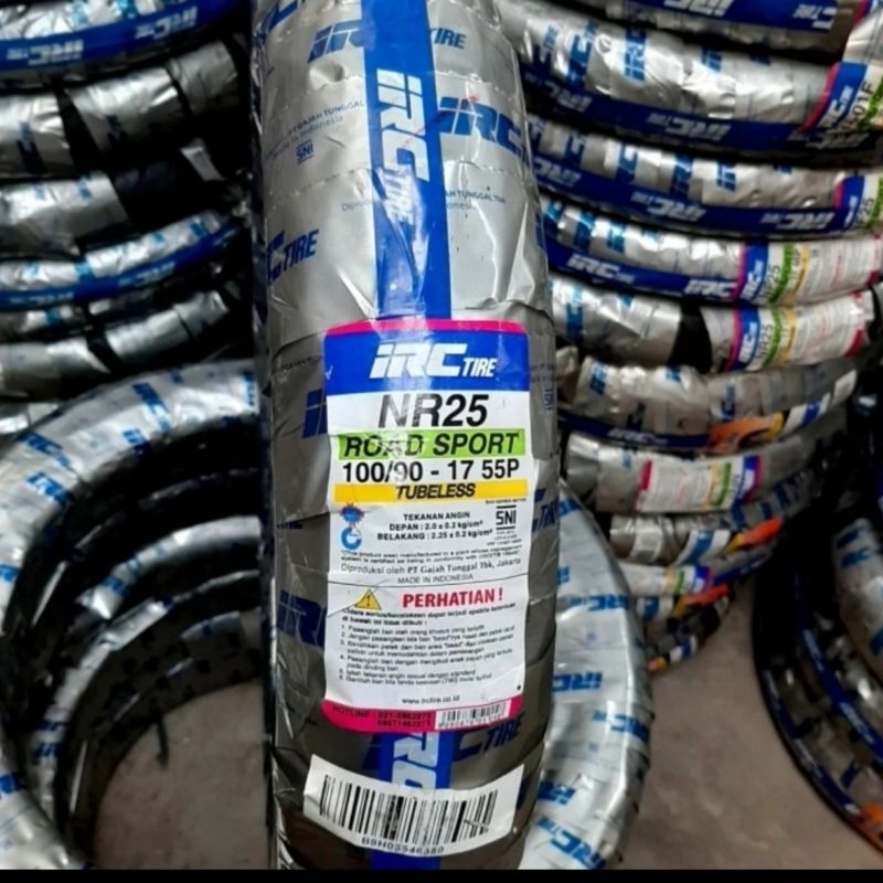 BAN TUBELESS IRC 100/90-17 NR 25