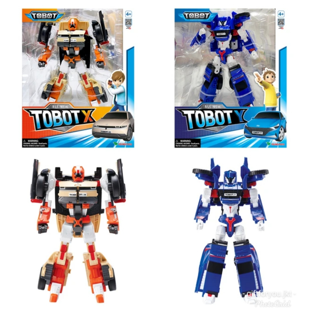 Tobot Robot X Y New Mainan Anak Toy Kid Boy Action Figure Super Hero Mobil Car Young Toys Creative K