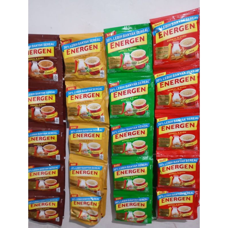 

Energen renceng isi 10 sachet