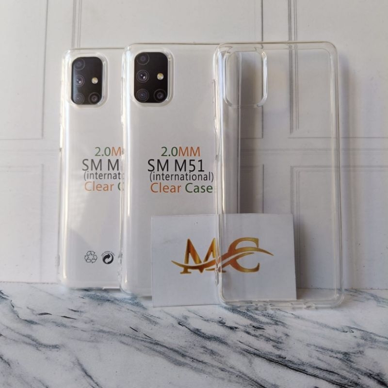 Silikon Casing Bening Samsung Galaxy M51 Case