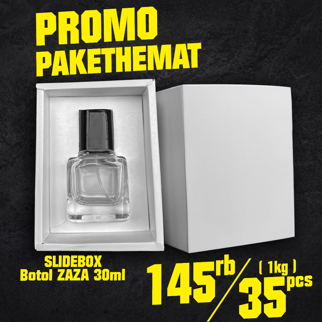 

(PAKET 1 KILO) isi 35pcs BOX Slide PUTIH / Insert botol Adg 30ml