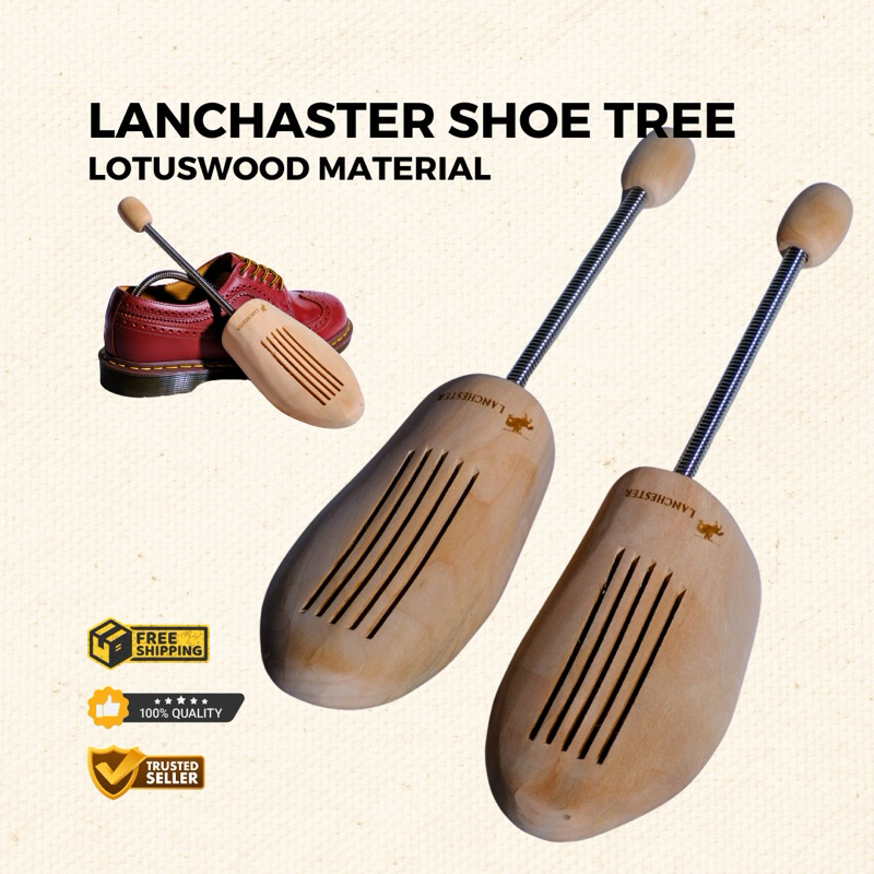 Lanchaster Shoe Tree | Lotus Wood | Saddle Shoes | Penyangga Sepatu Catokan Sepatu Bahan Kayu