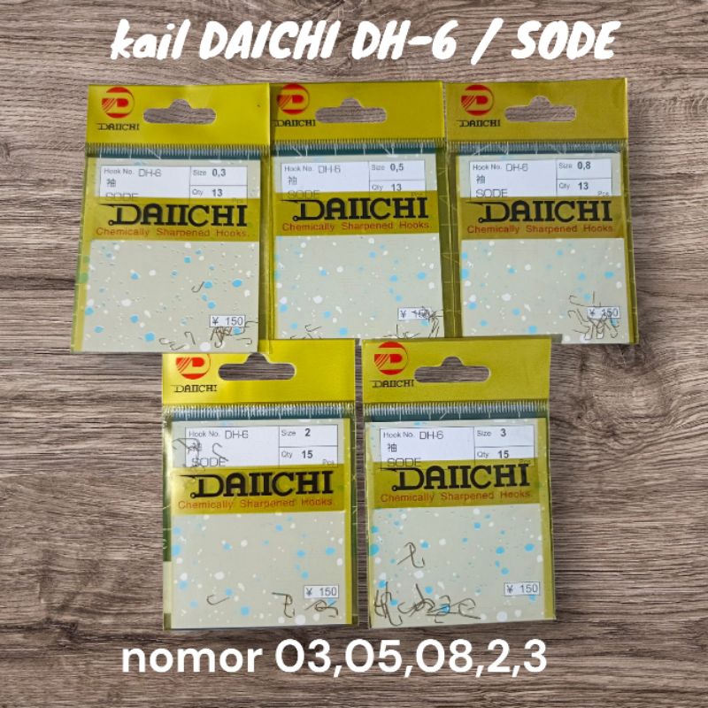 kail pancing merk DAICHI DH-6 / SODE nomor 03,05,08,2,3
