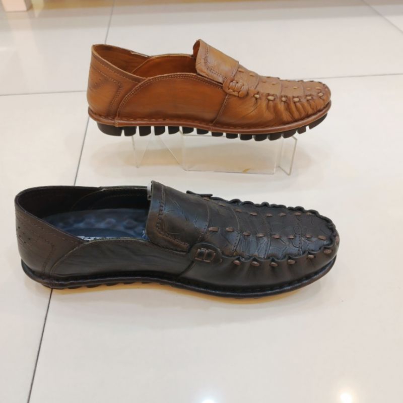 Sepatu Kulit slip On pria Rohde 5404