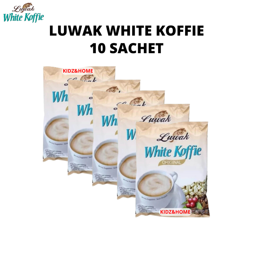 

10 SACHET LUWAK WHITE KOFFIE ORIGINAL