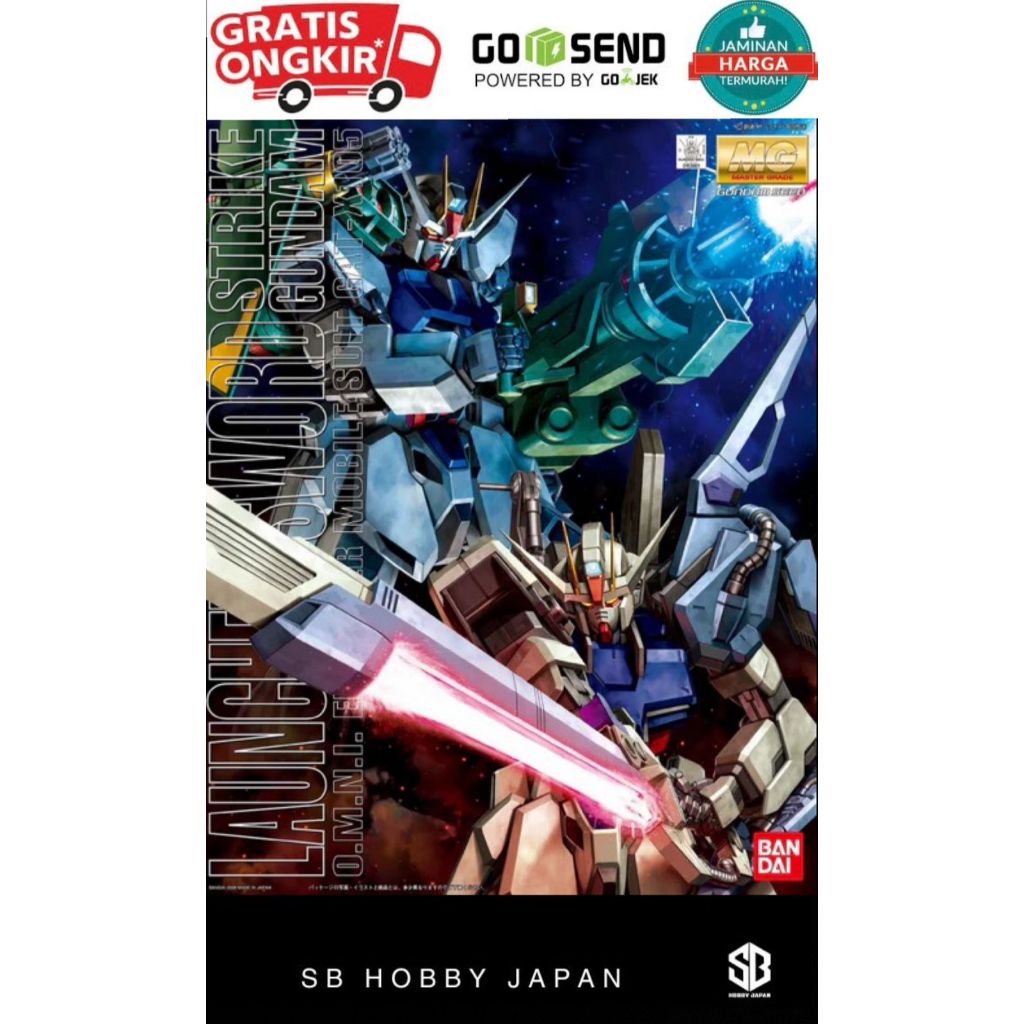 MG 1/100 Launcher Sword Strike Gundam Bandai