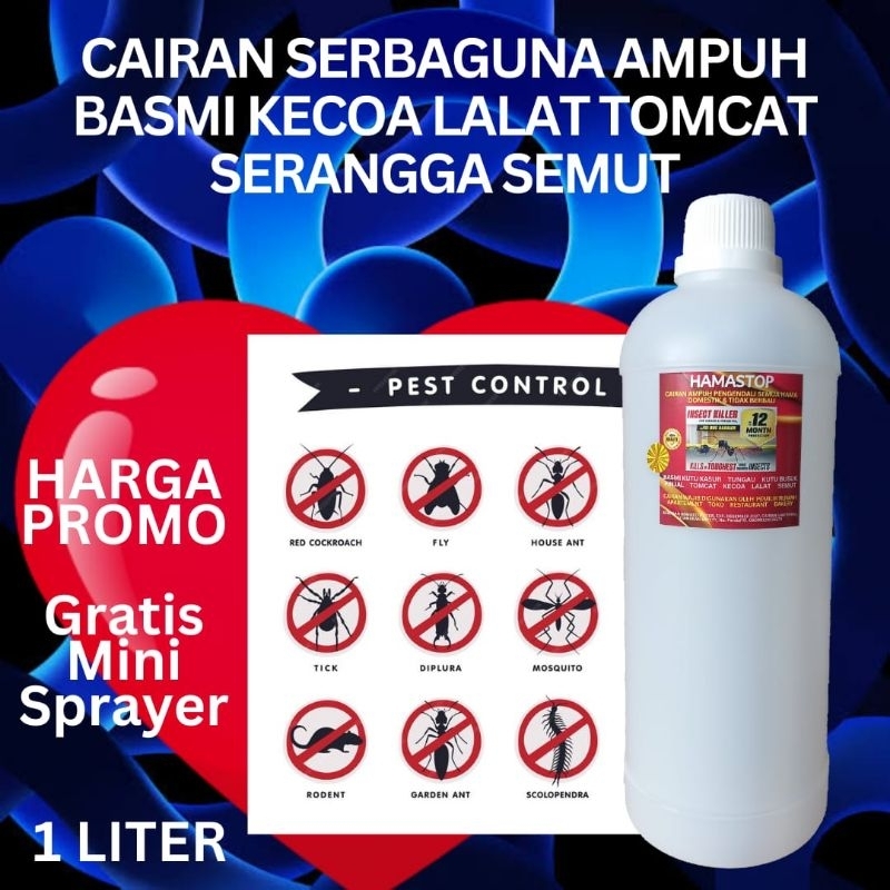 Hamastop Pembasmi Kecoa Lalat Semut Serangga Tomcat