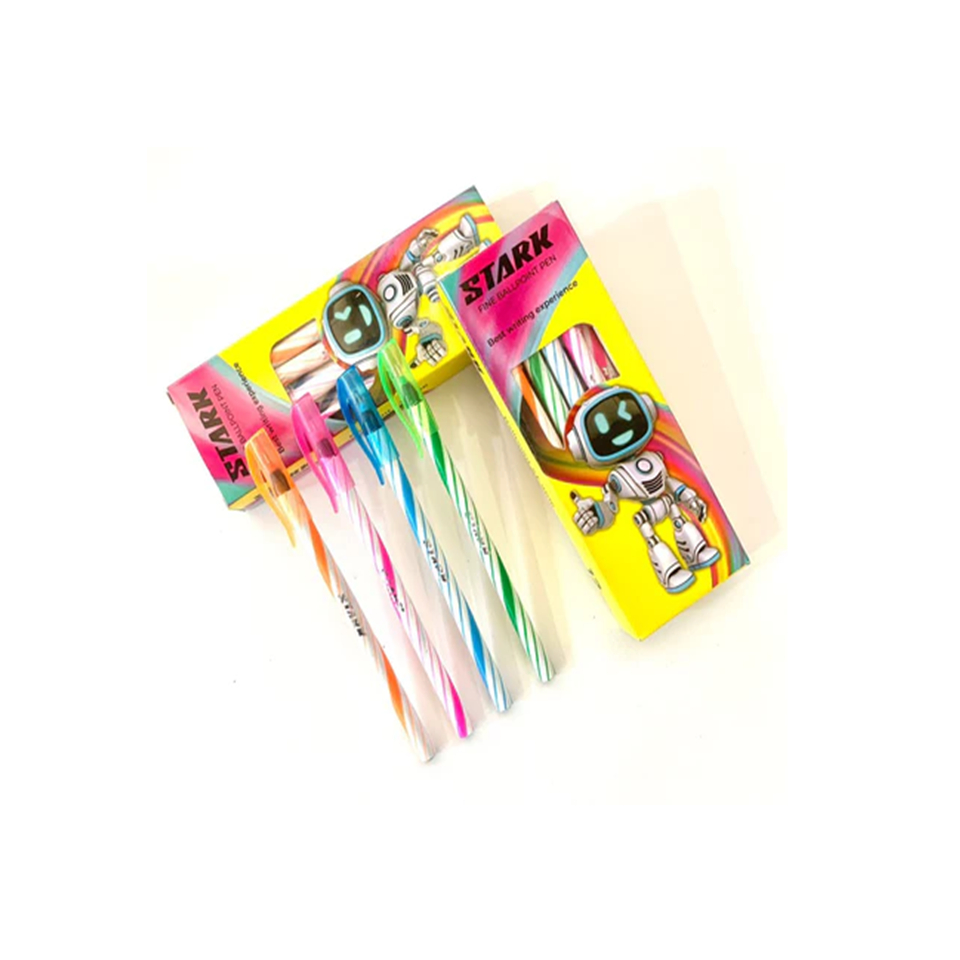 

12 psc satu kotak Pulpen STARK HARGA MURAH TINTA BAGUS