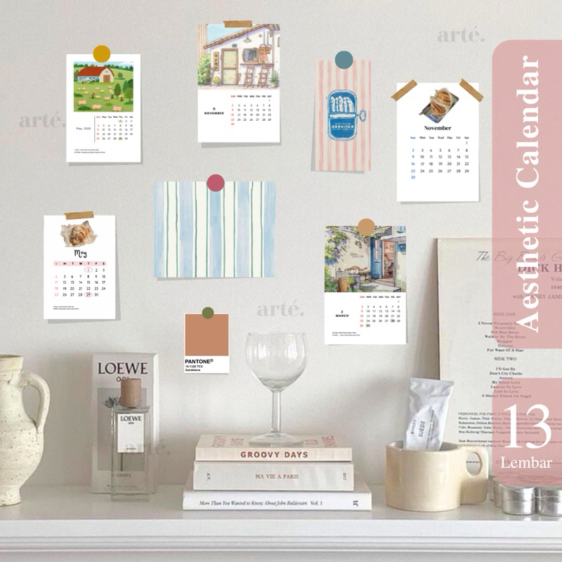

[artè] 2025 CALENDAR AESTHETIC / KALENDER AESTHETIC / KOREAN DECOR‼️FREE COVER+KAYU