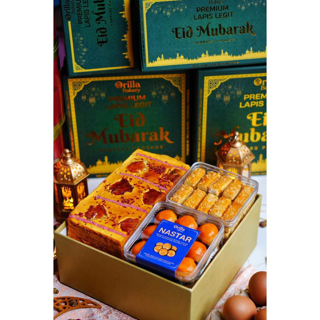 

Lebaran Diamond Hampers Package Orilla Bakery Lapis Legit