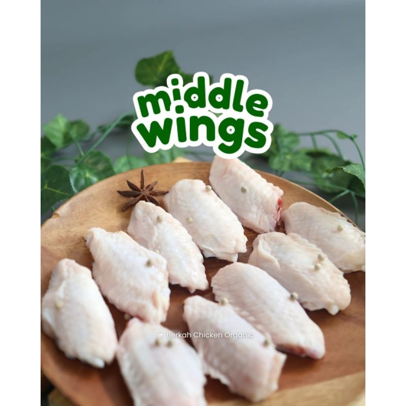 

Middle Wings/ Tengah Sayap ayam organik berkah chicken