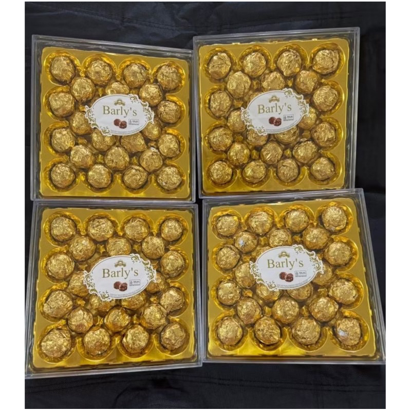 

READY STOCK Barlys Hazelnut Wafer Ball Chocolate baryls Cokelat Valentine Kado Hadiah Ultah