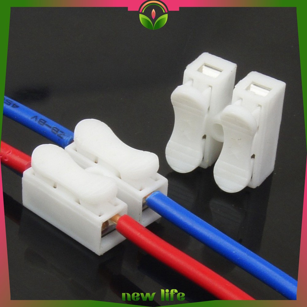 Terminal Sambungan Kabel Listrik 2pin 3pin Quick Connect / Terminal Block Cable 2 Wire Connector Spr