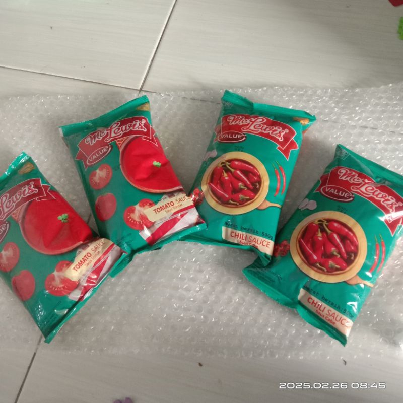 

saos MC Lewis 500gr saos tomat dan saos cabe