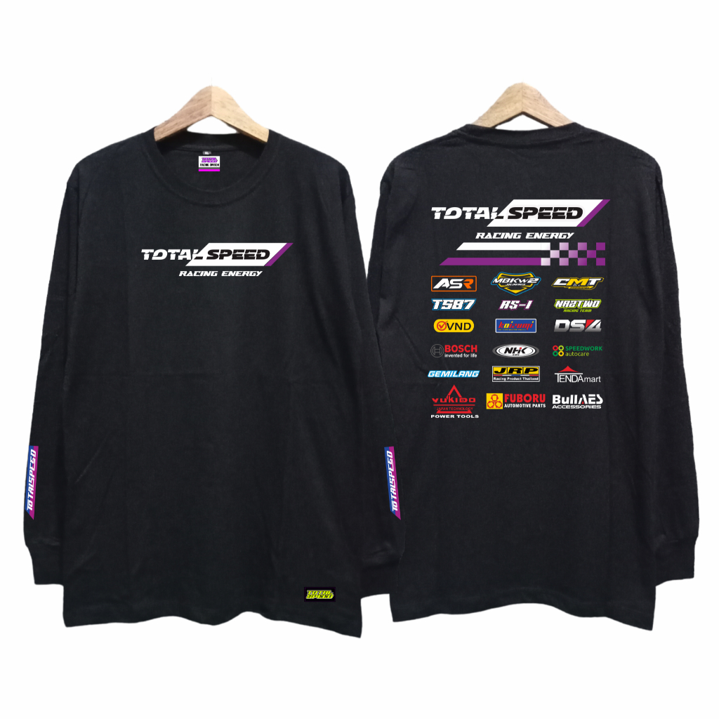 Kaos Pria Lengan Panjang Distro Balap Racinghell Keren Kaos Long Sleeve Pria Distro Racer Gank Motor
