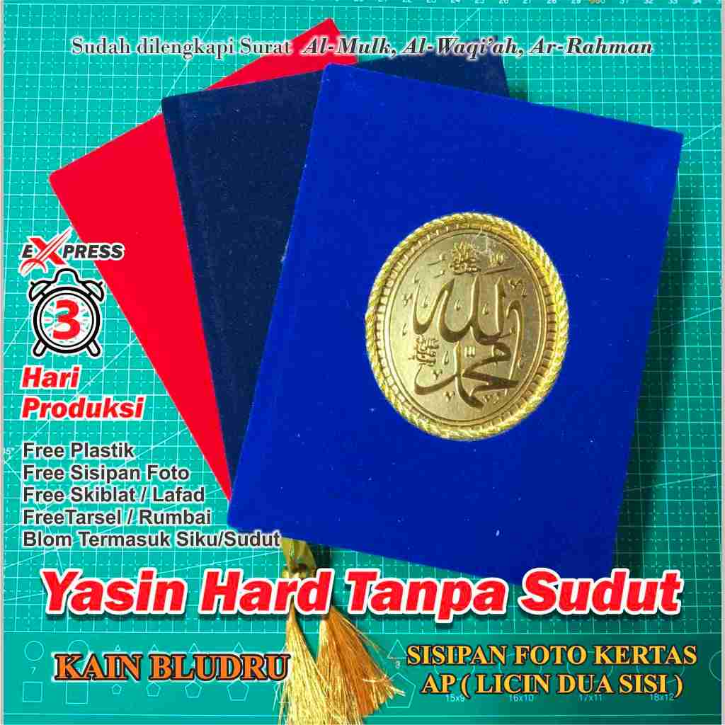 YASIN DAN TAHLIL HARD COVER BLUDRU + RUMBAY, SIKU, TAMBANG GOLD