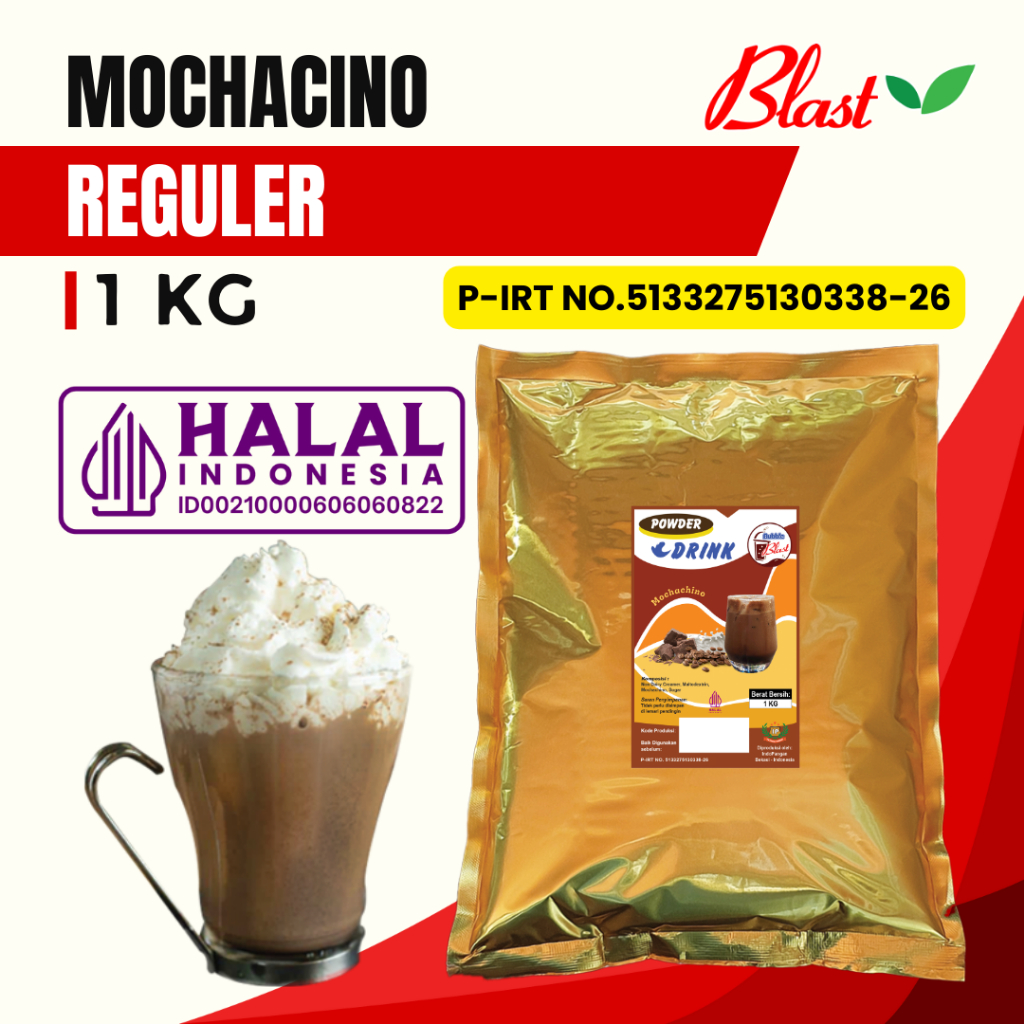 

Bubuk MOCHACINO 1 KG - Bubuk Minuman Rasa - Kopi Moccacino - MIX Creamer + Gula