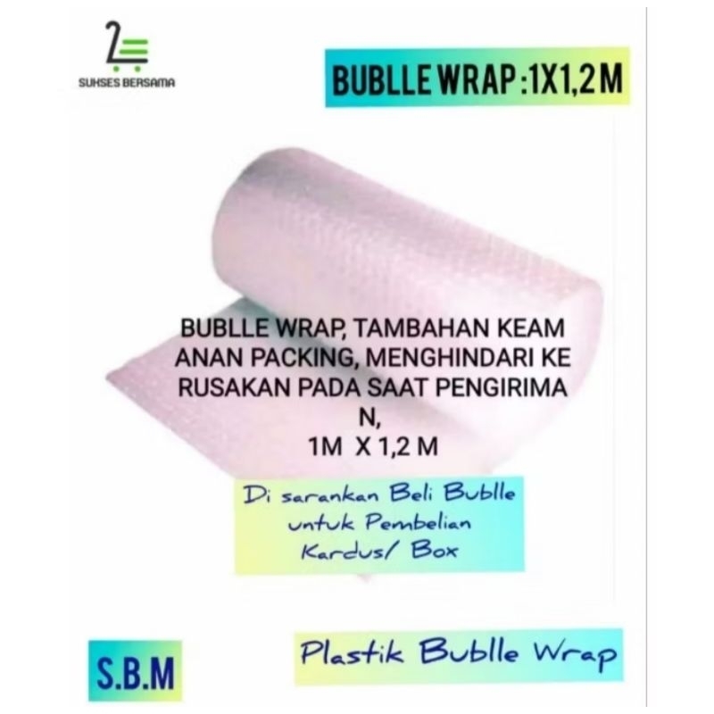 

Bublle Wrap 1x1.2 Meter untuk Tambahan keamanan Packing/