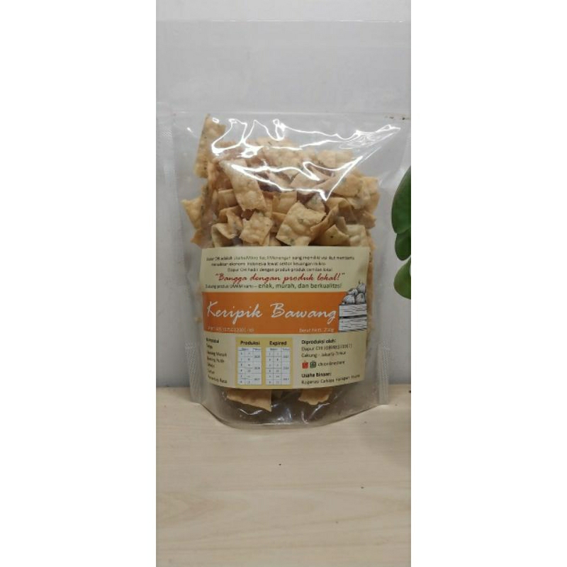 

Keripik bawang CHI online store 250 gr