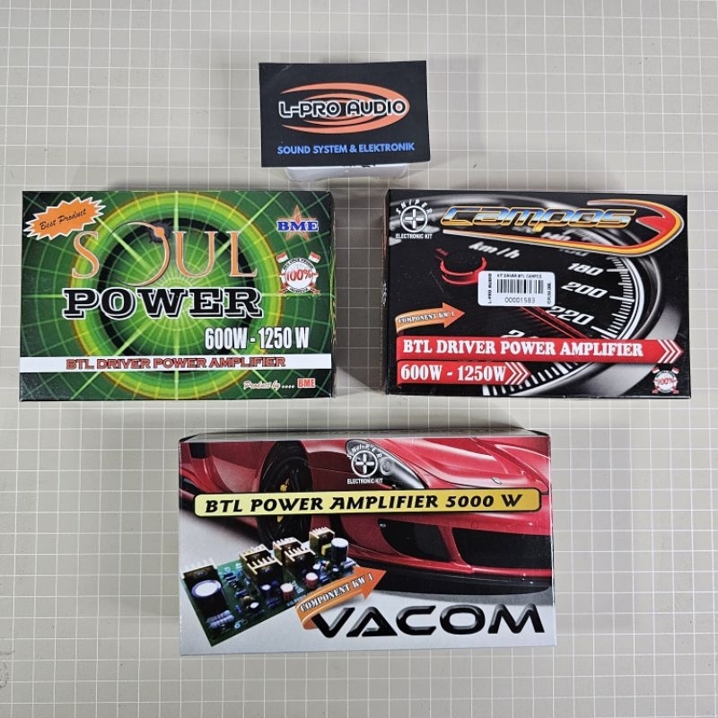 Kit Driver power BTL VACOM CAMPOS SOUL 600W - 5000W