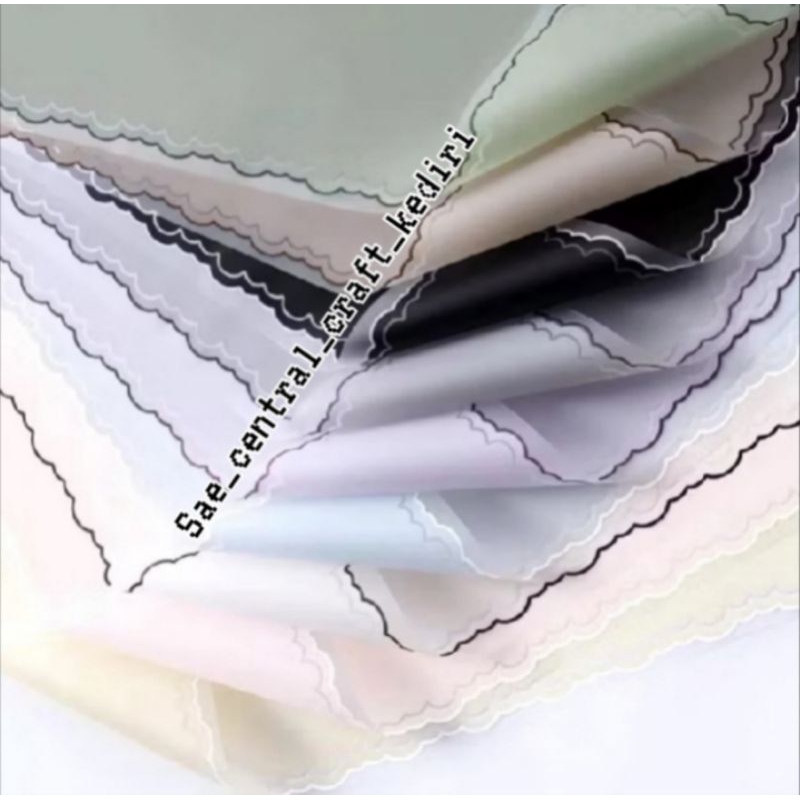 

Flower Wrapping Paper List Lace Cloud Frame Line Free Packing Celophane Awan Chellophane Motif Cellophane Murah Kertas Cellophane Buket Bunga (Cloud Line /Awan) Kertas Buket Bunga