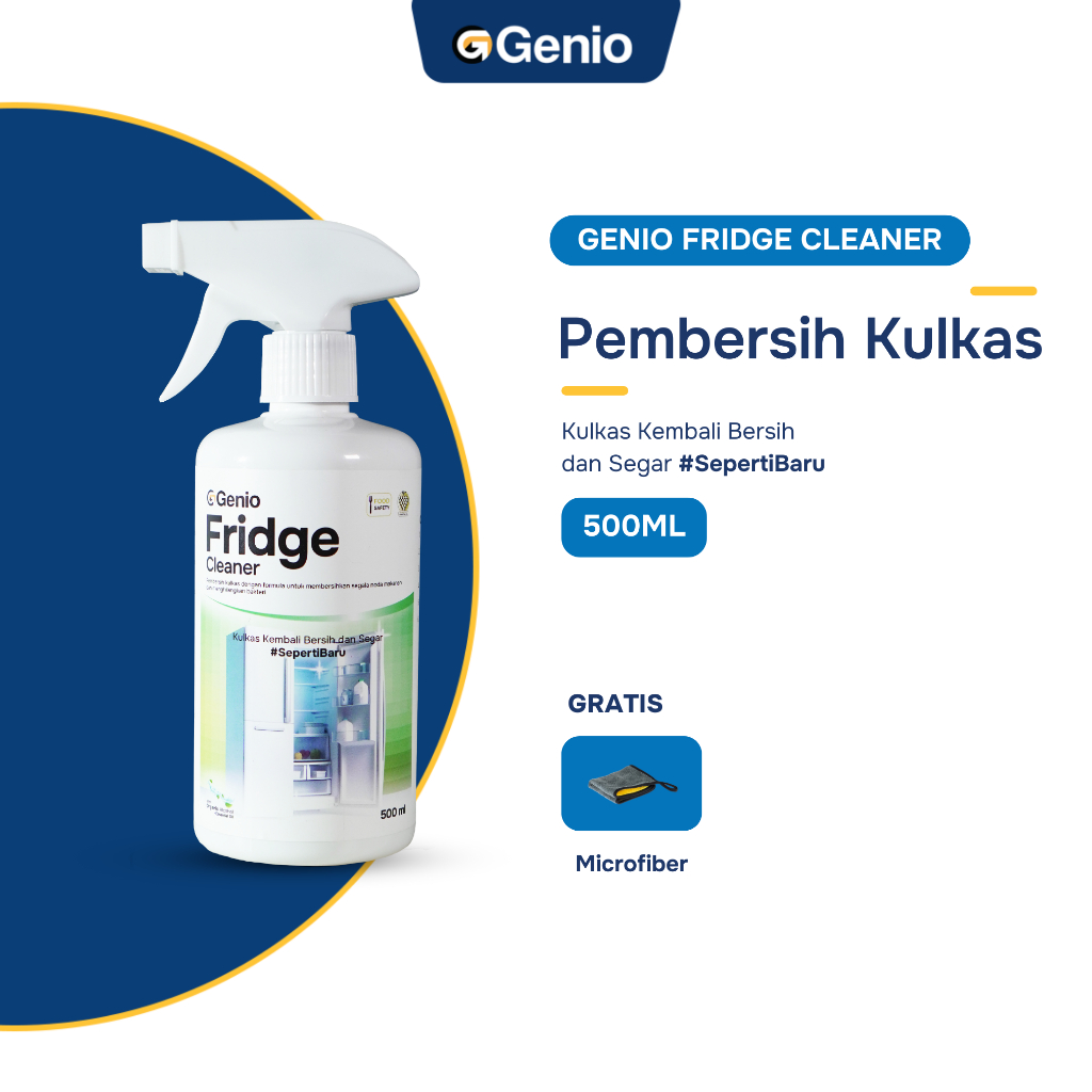 GENIO Fridge Cleaner - Pembersih Kulkas dengan Aroma Segar dan Kandungan Anti Bakterial