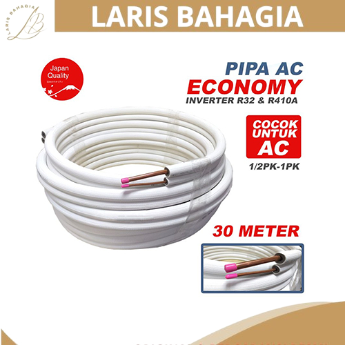 Pipa AC DENPOO EKONOMI AC 1/2 PK - 1PK (30M/ROLL)