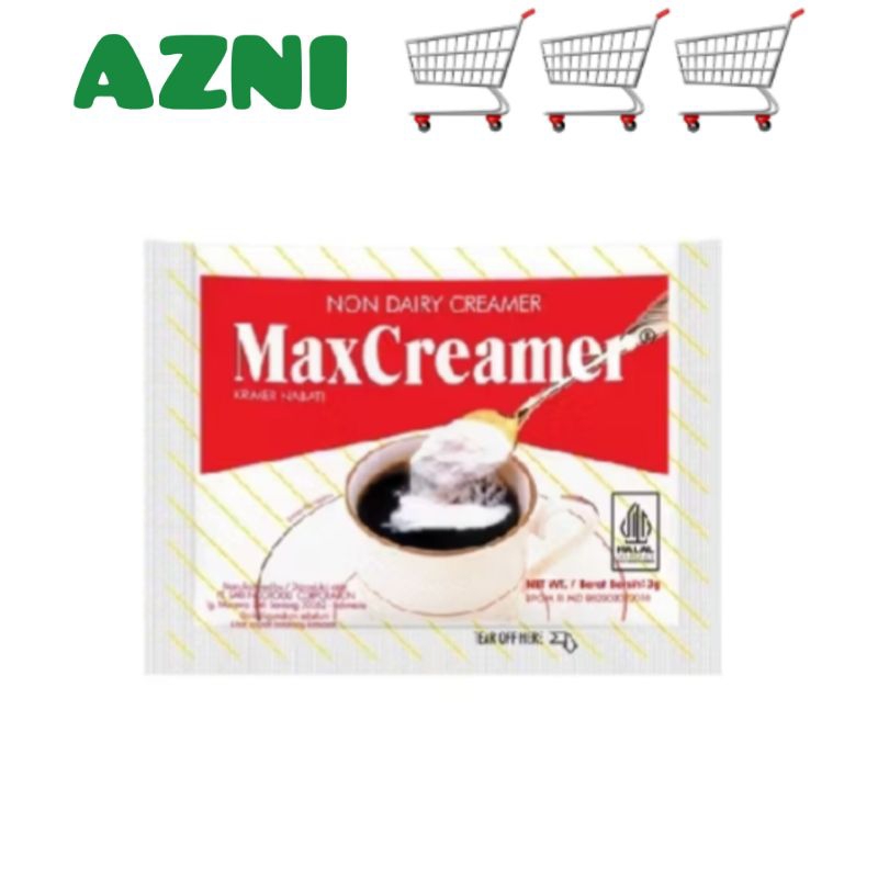 

Max Creamer / Krimer 3 gram Paketan 10 Sachet