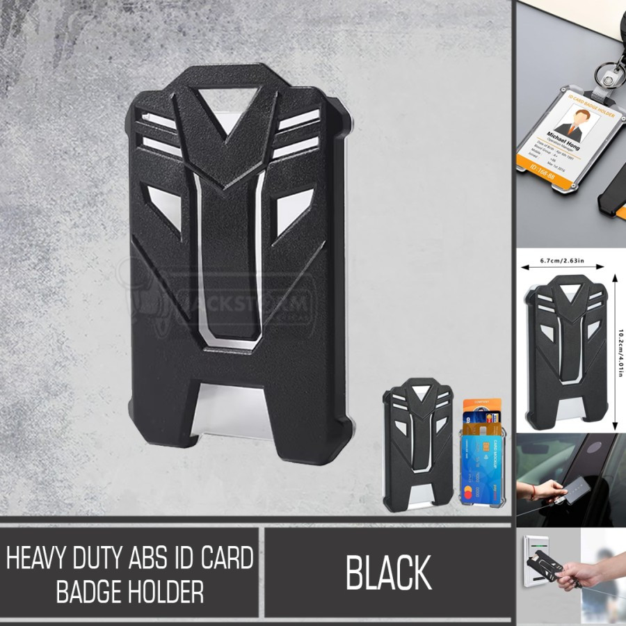 

Tempat Id Card Heavy Duty ABS ID Card Badge Holder