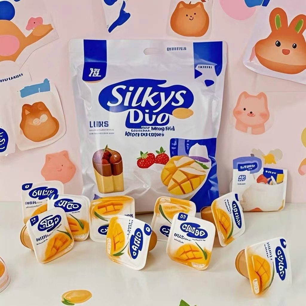 

HALALSilkys Puding Jelly isi 50 pcs Duo 2 Gula Aren Rasa Mangga Strawberry Anggur Lapis