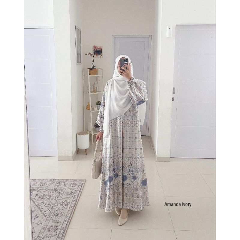 Amanda Dress Latasha Outfit Gamis Lebaran