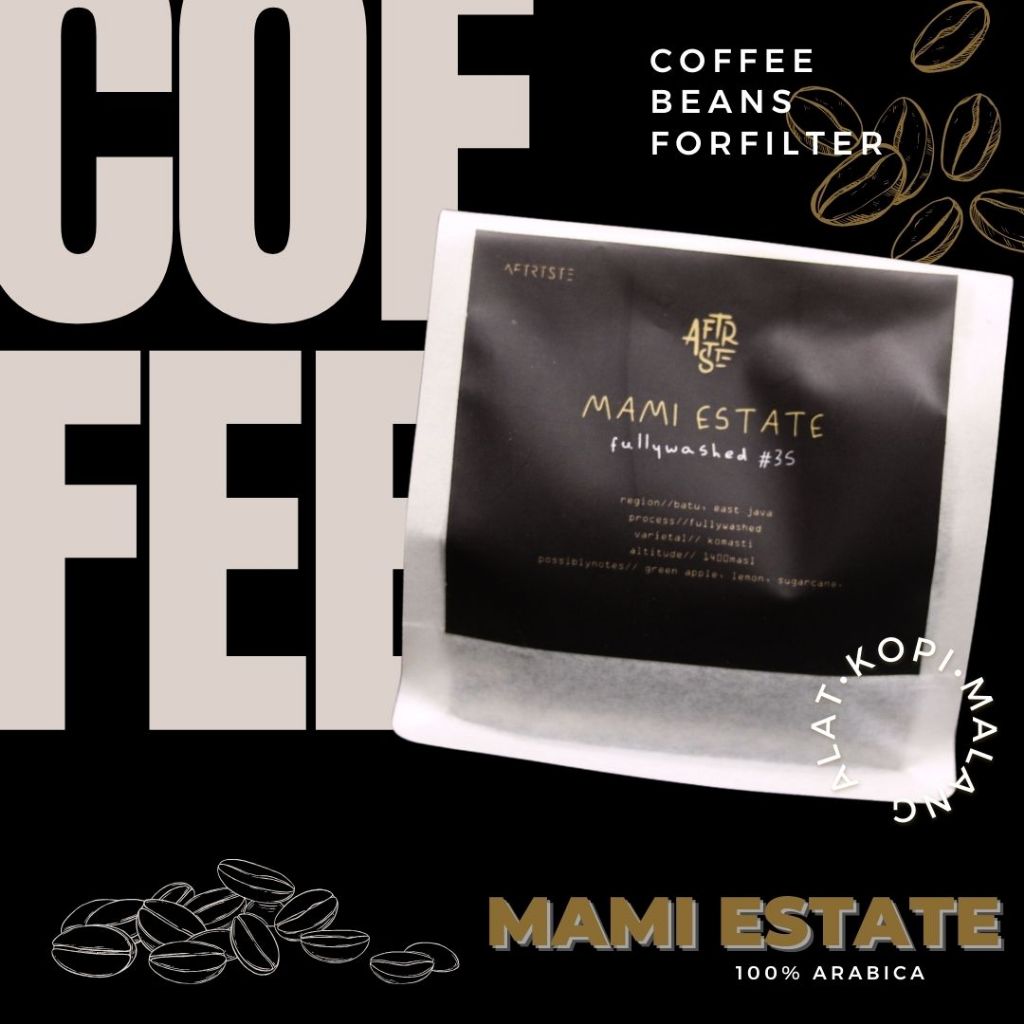 

Single Origin Roast Beans Arabica MAMI ESTATE 200gr
