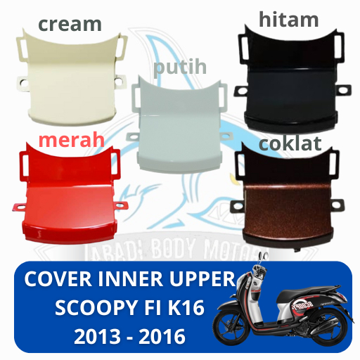 cover inner upper sambungan bawah batok scoopy lama k16 2013-2016