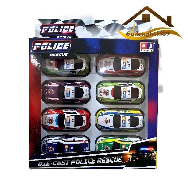 

Mainan Die-Cast Mobil Metal 8 PCS / Mainan Mobil Metal Isi 8 Pcs / Fashion Sport Car